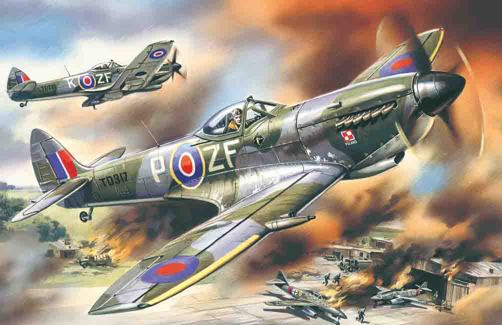 ICM48071 - Spitfire Mk.XVI WWII British Fighter