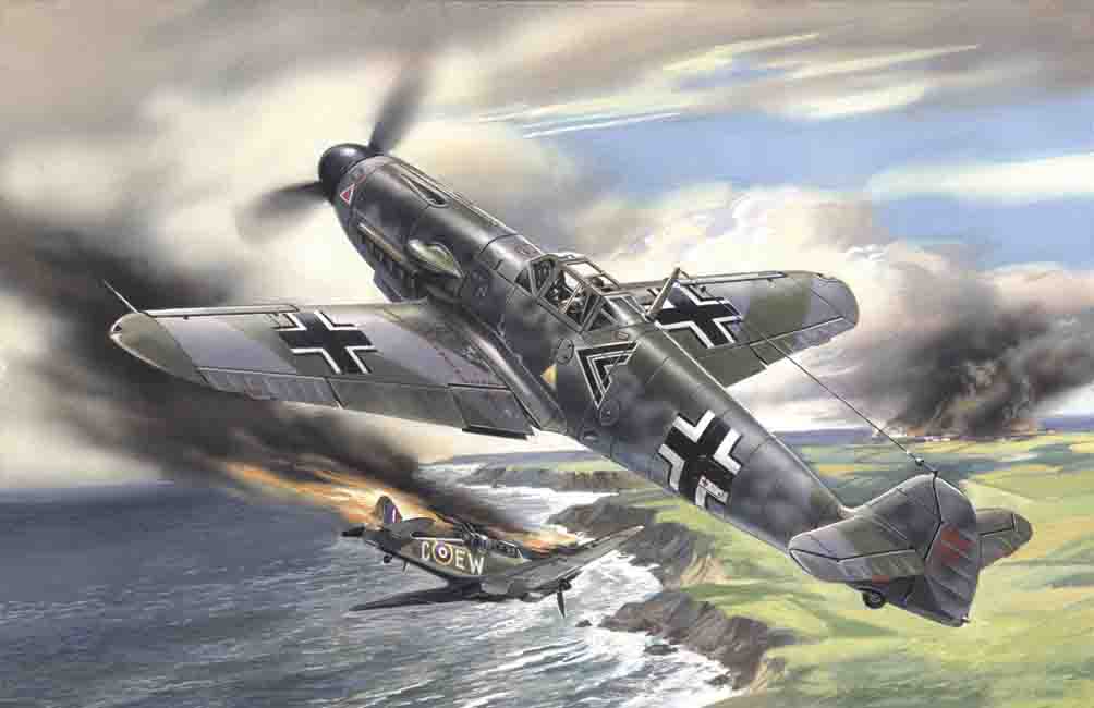 ICM48102 - Messerschmitt Bf 109F-2 WWII Ger. Fight.