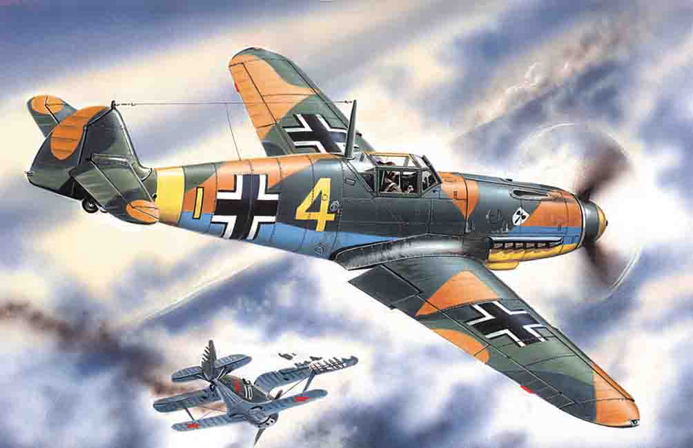 ICM48103 - Messerschmitt Bf 109F-4 WWII Ger. Fight.