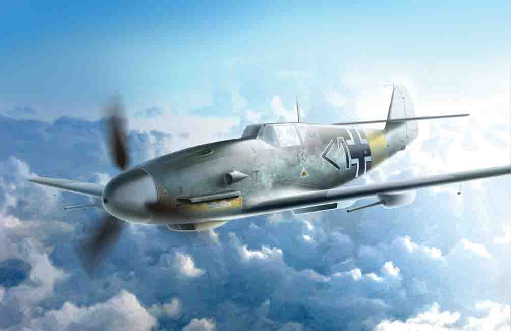 ICM48107 - Messerschmitt Bf 109F-4/R6 WWII Ger. Fight.