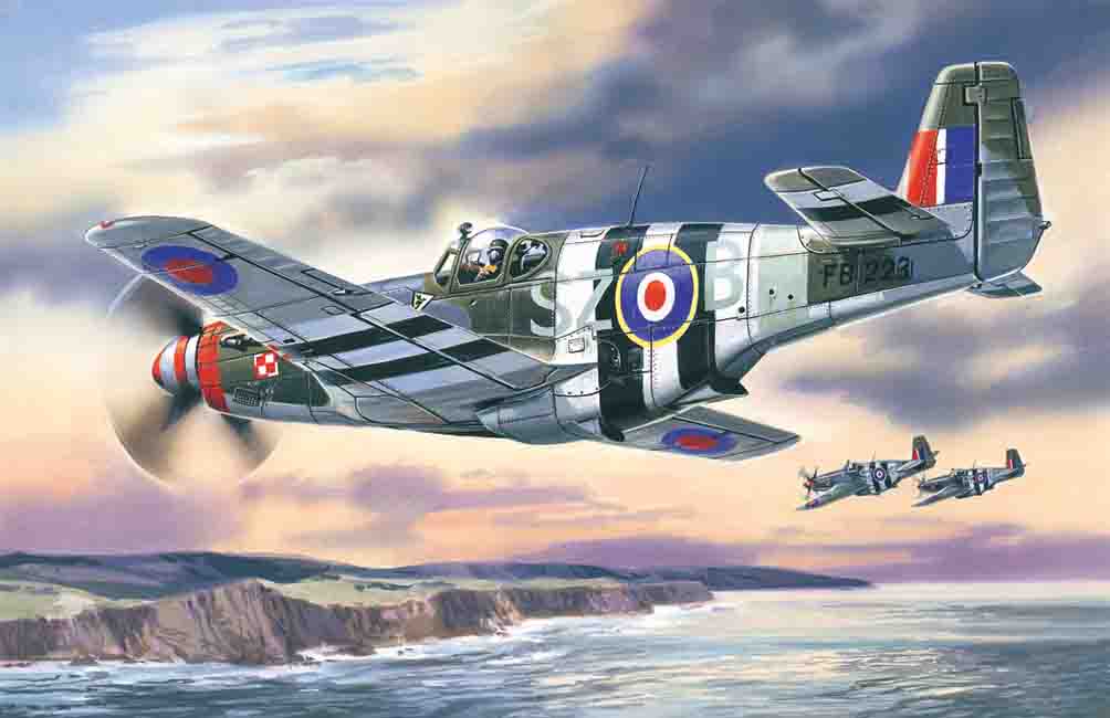 ICM48123 - Mustang Mk.III WWII RAF Fighter