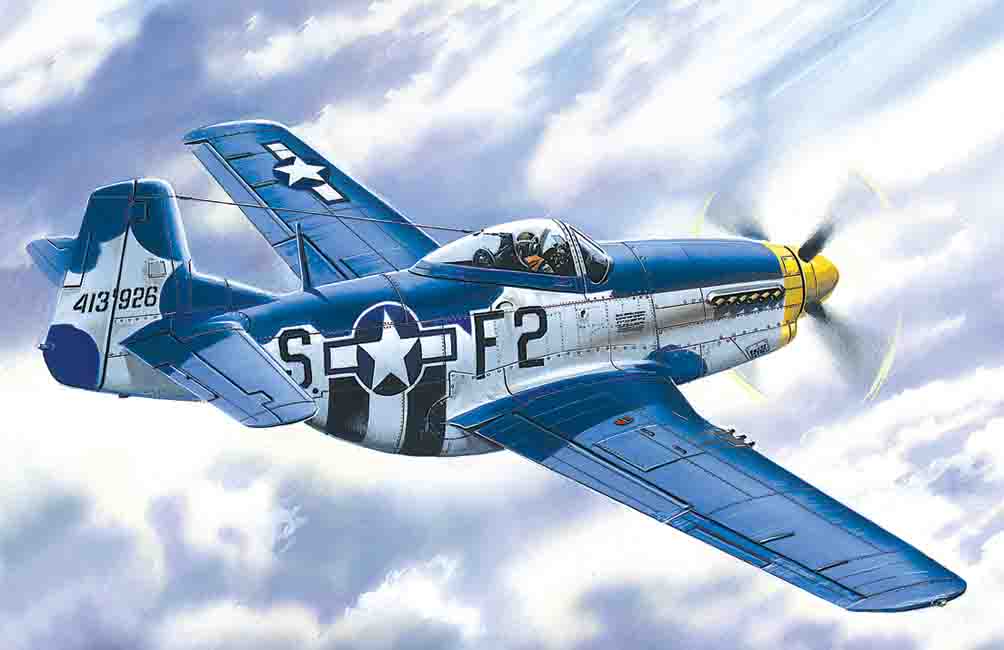 ICM48151 - Mustang P-51D-15 WWII American Fighter
