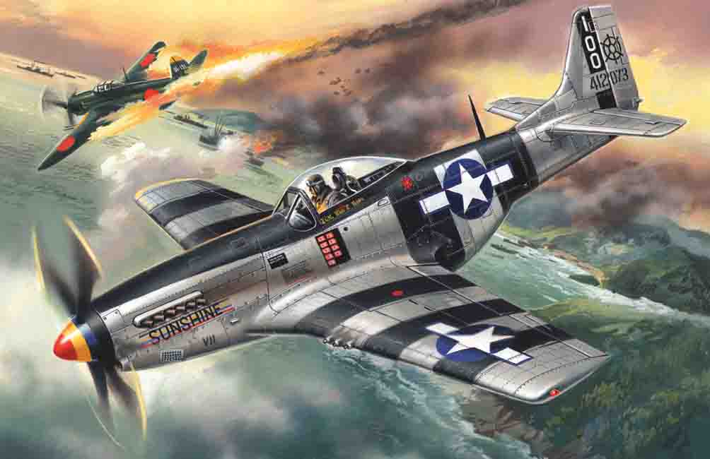 ICM48154 - Mustang P-51K WWII American Fighter