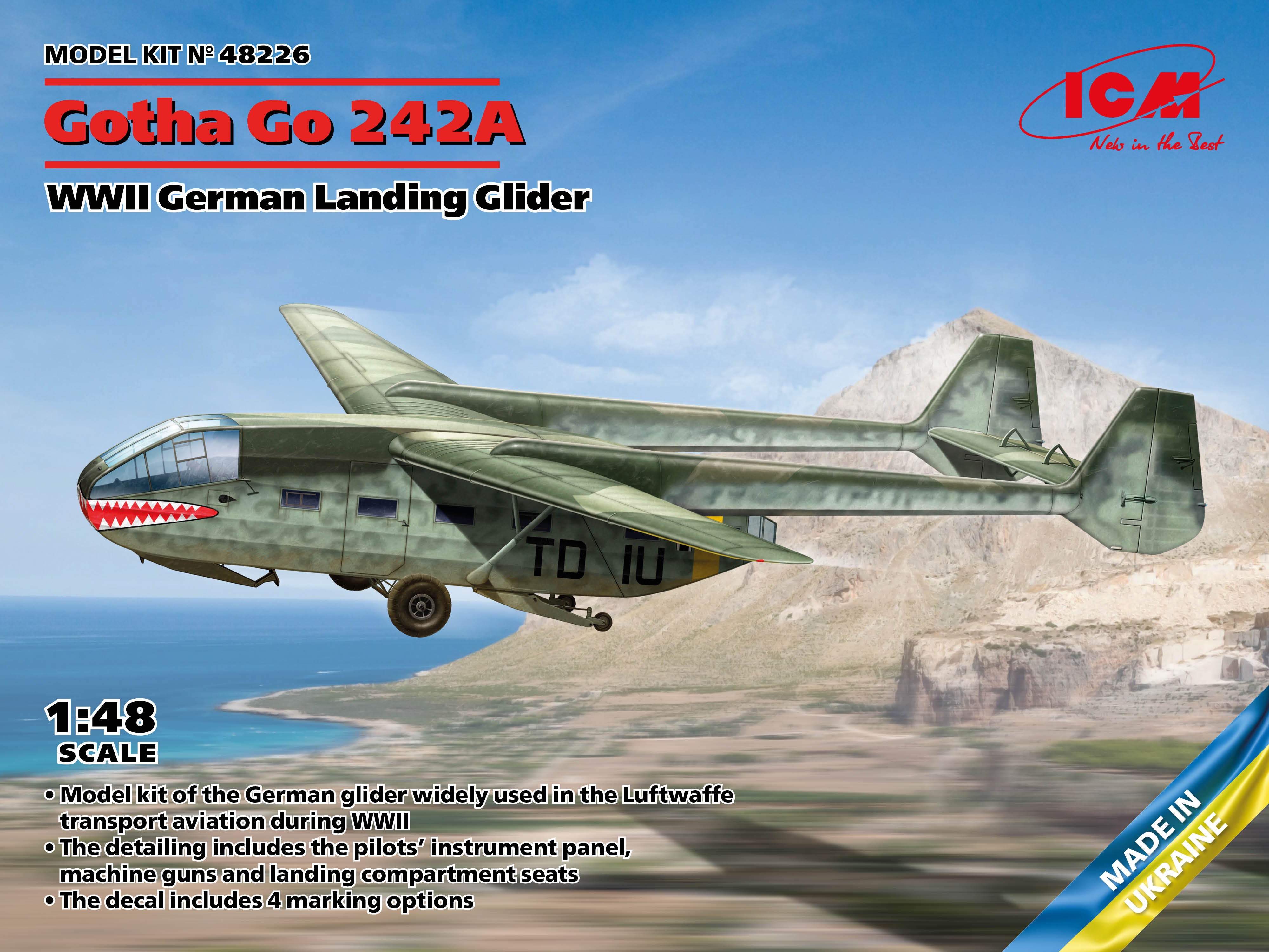 ICM48226 - Gotha Go 242A WWII German Landing Glider