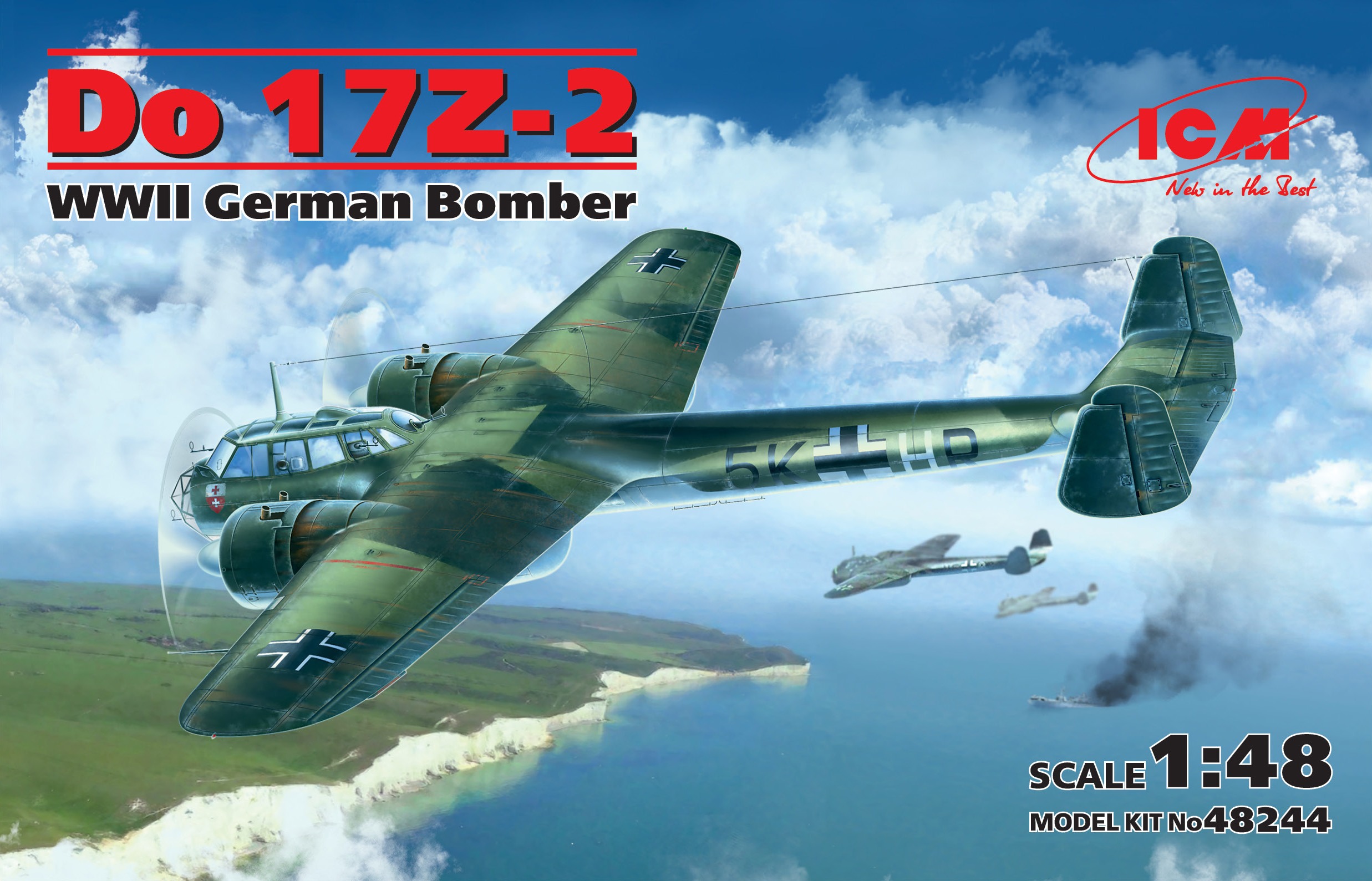 ICM48244 - Do 17Z-2 WWII German Bomber