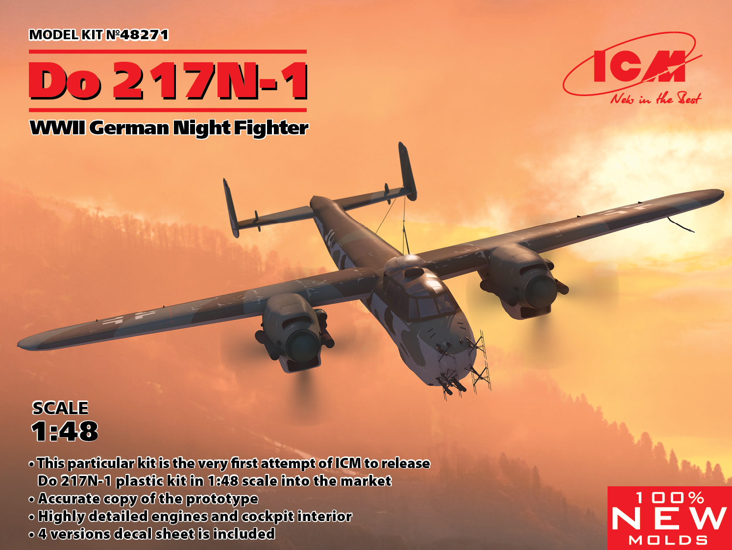 ICM48271 - Do 217N-1 WWII German Night Fighter