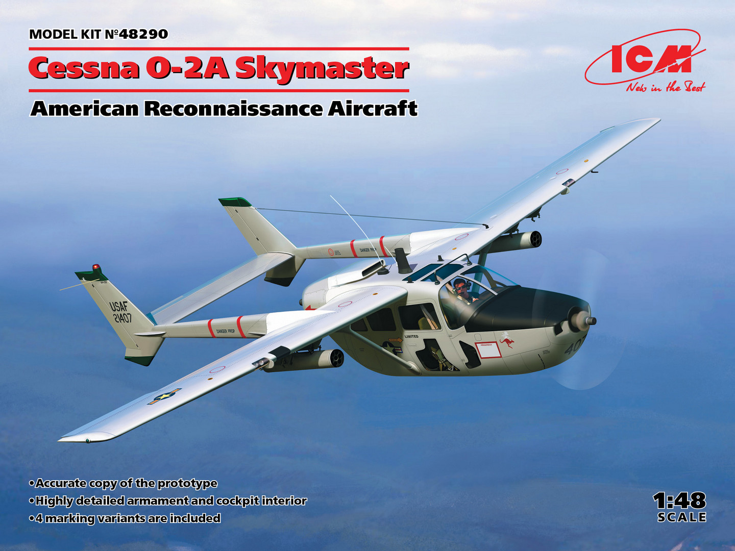 ICM48290 - Cessna O-2A Skymaster American Reconnaissance Aircraft
