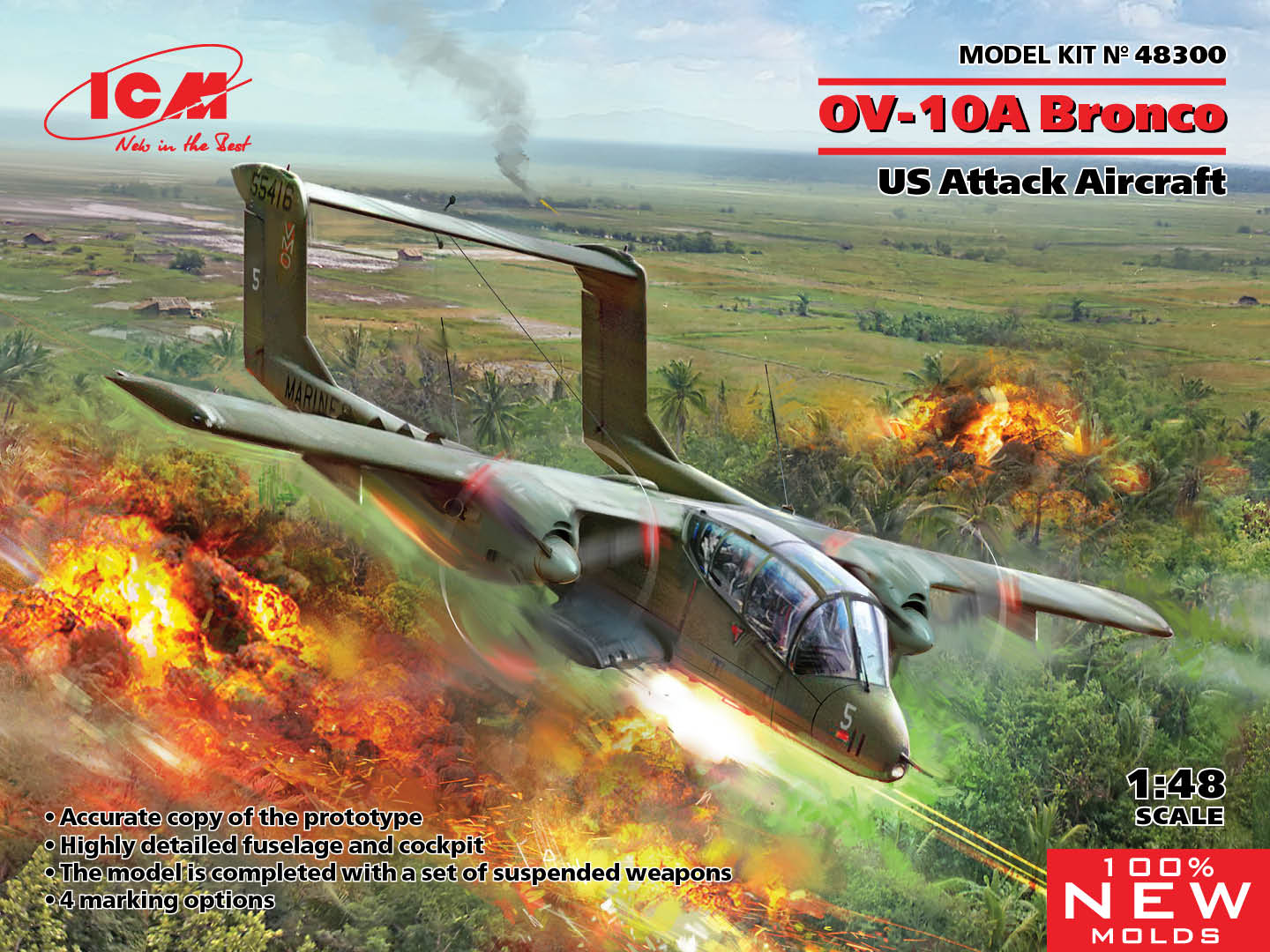 ICM48300 - OV-10A Bronco US Attack Aircraft