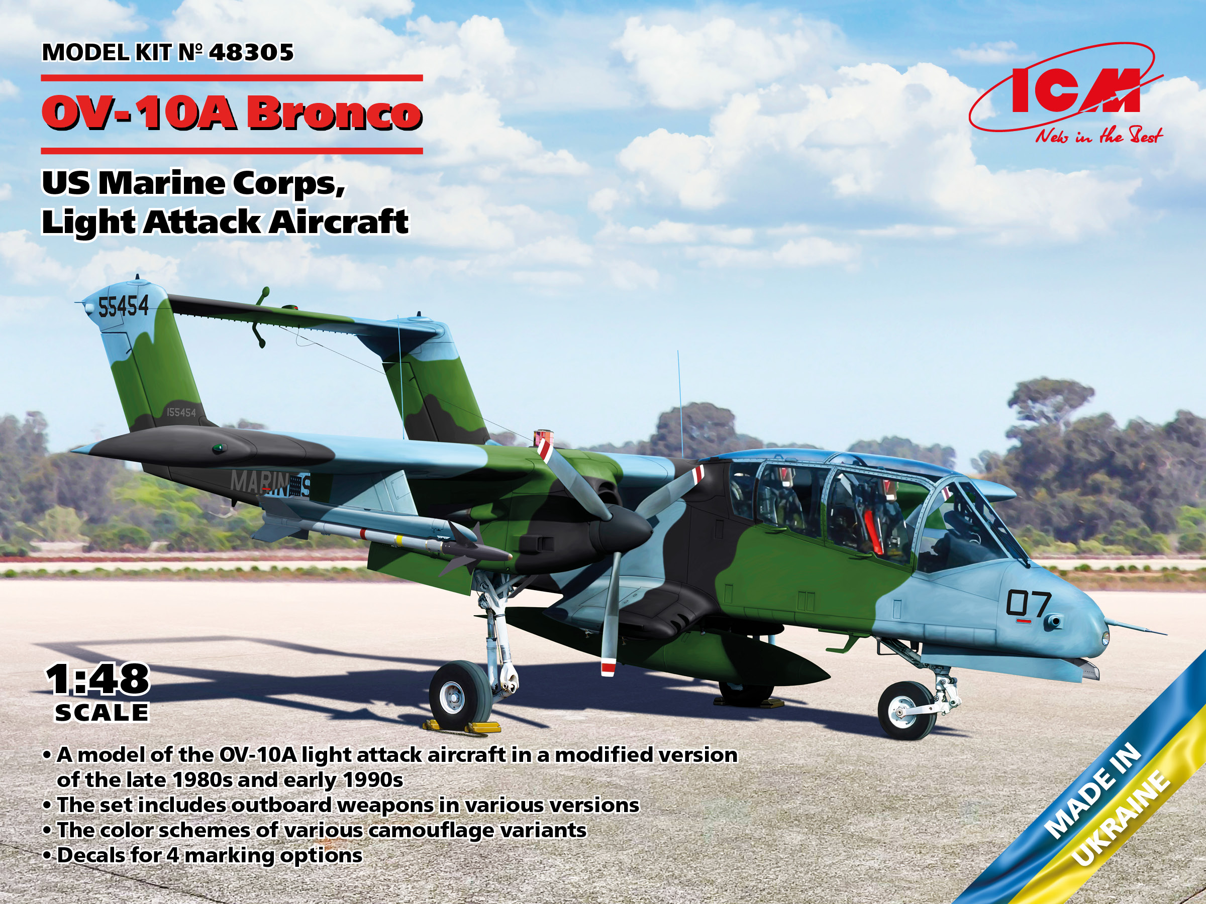 ICM48305 - OV-10A Bronco US Marine Corps Light Attack Aircraft