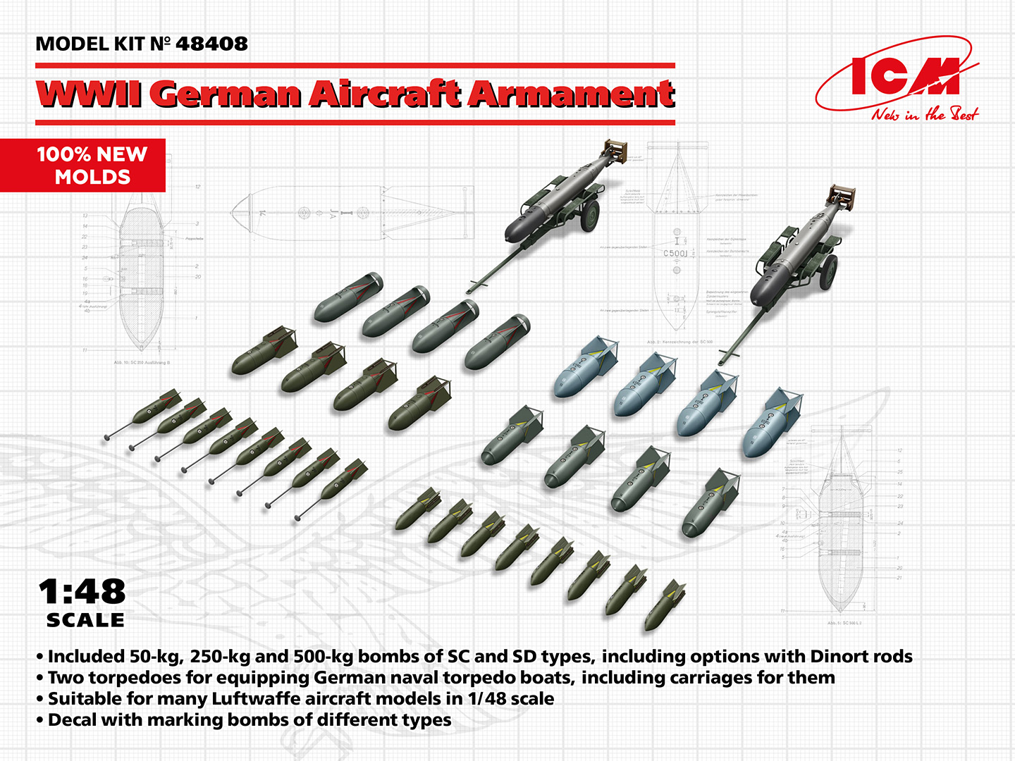 ICM48408 - WWII German Aircraft Armament