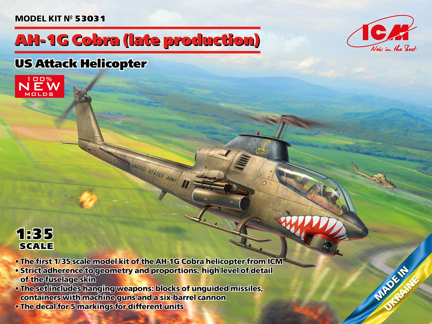 ICM53031 - AH-1G Cobra late productionUS Attack Helicopter