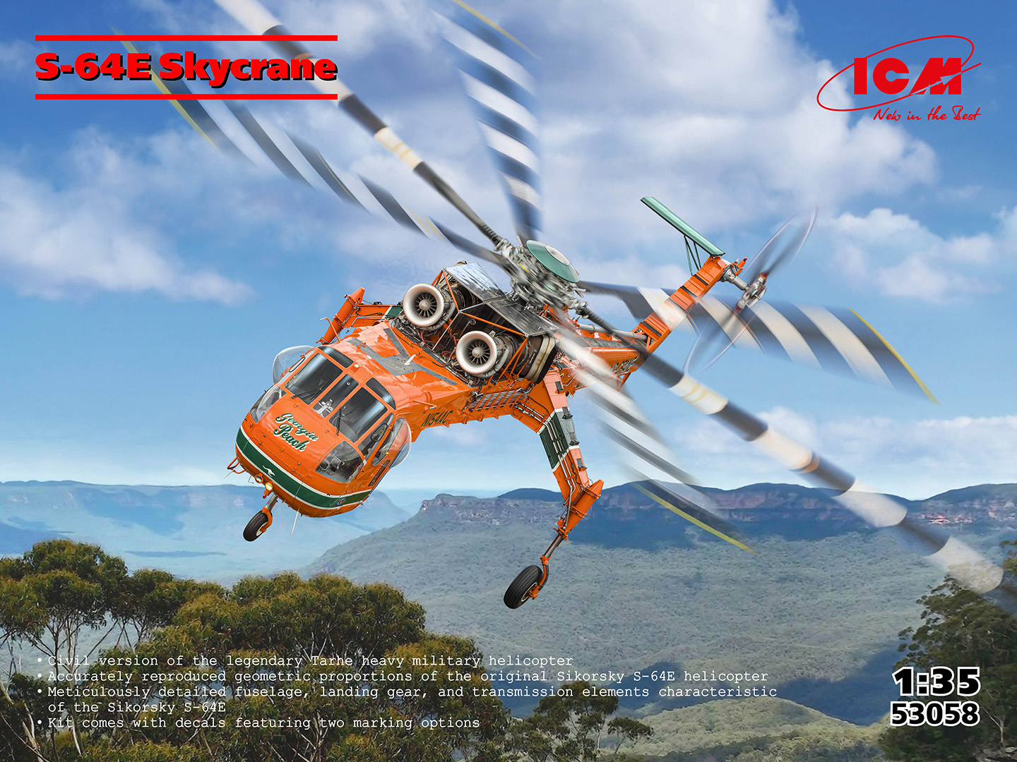 ICM53058 - Sikorsky S-64E Skycrane