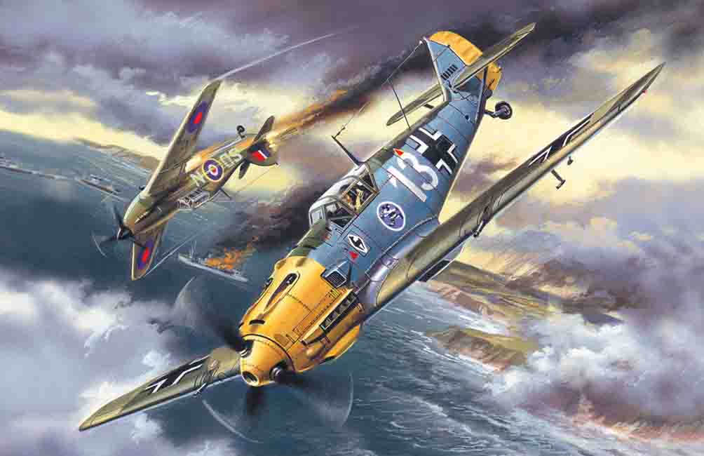ICM72131 - Messerschmitt Bf 109E-3 WWII Ger. Fighter