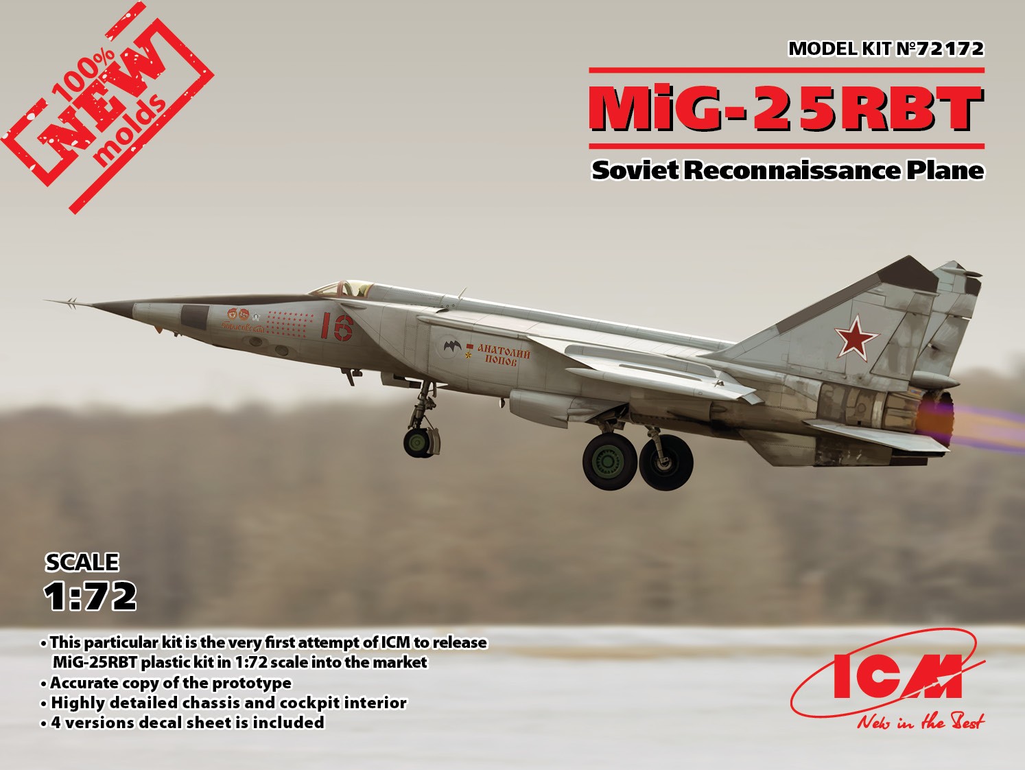 ICM72172 - MiG-25 RBT Soviet Reconnaissance Plane