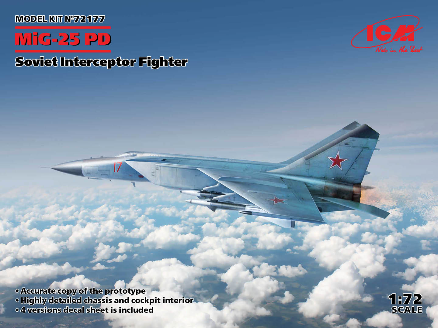ICM72177 - MiG-25PD Soviet Interceptor Fighter