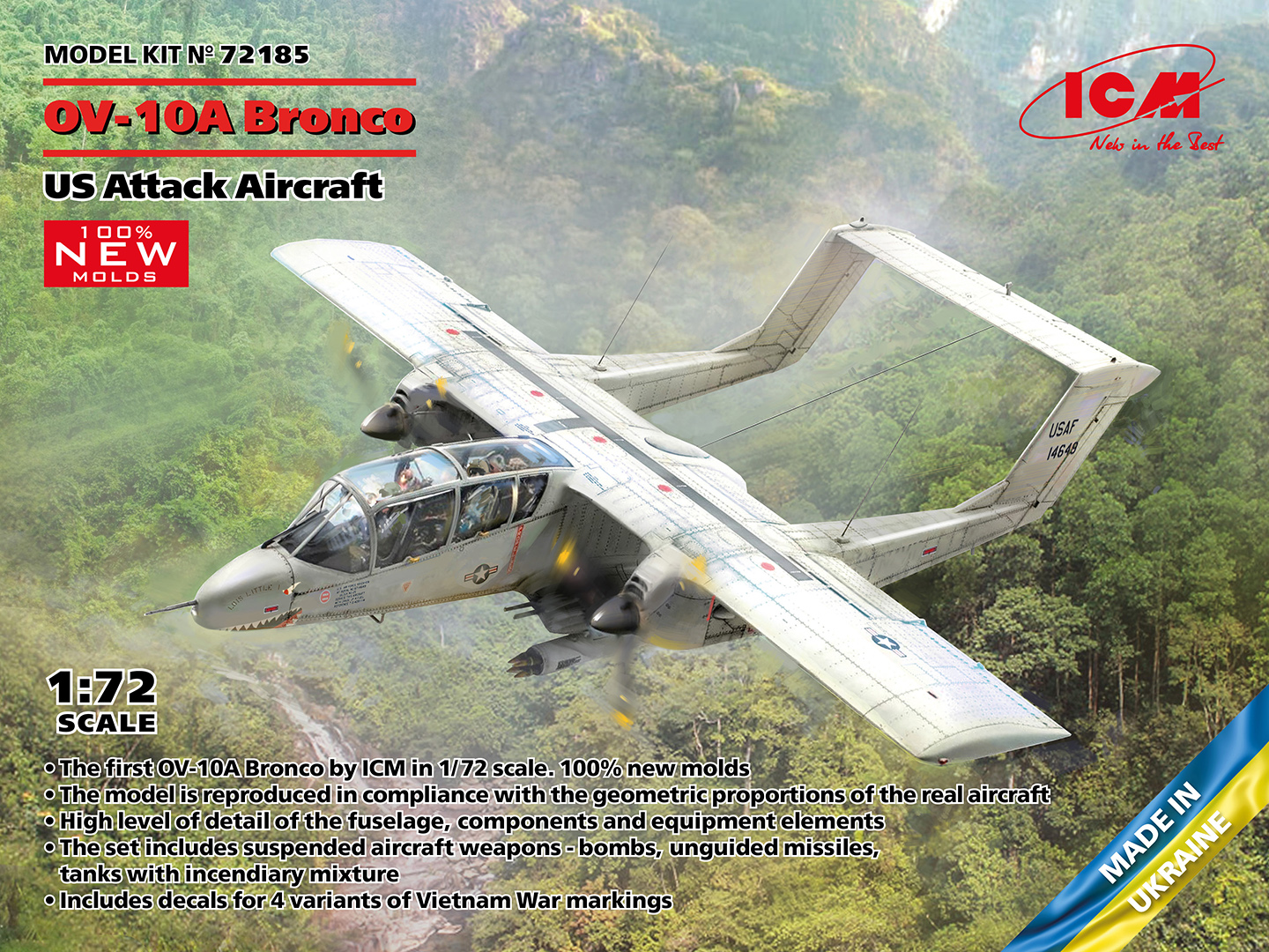 ICM72185 - OV-10A Bronco US Attack Aircraft