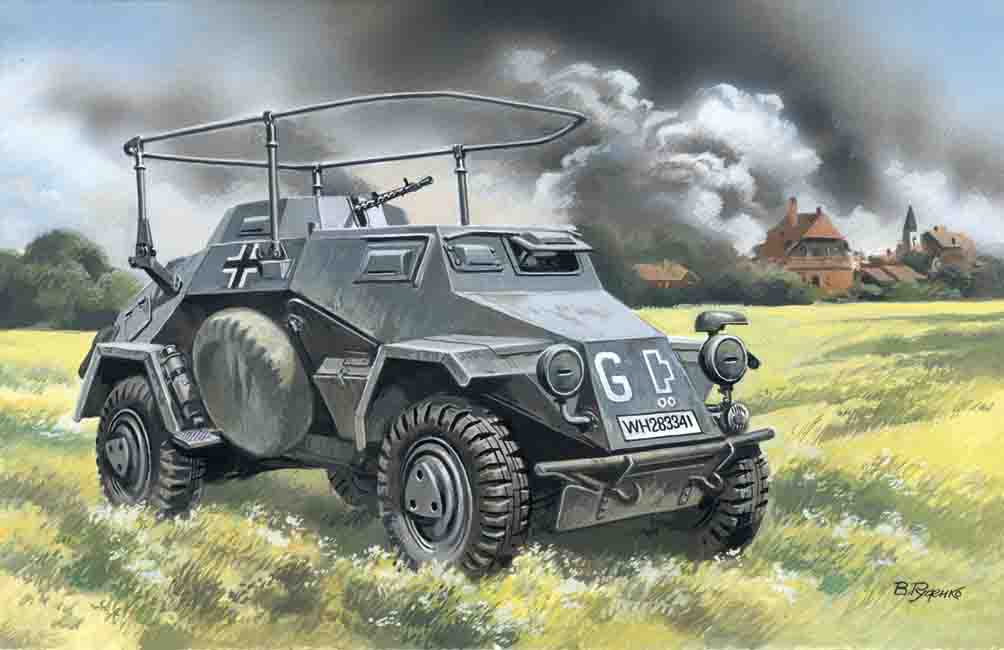 ICM72421 - Sd.Kfz.223 German Radio Communication Vehicle