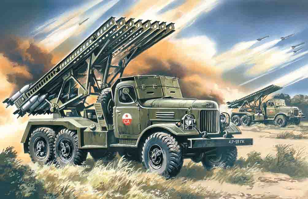 ICM72571 - BM-13-16 Katiusha Mult. Launch Rocket System on ZiL-157 base