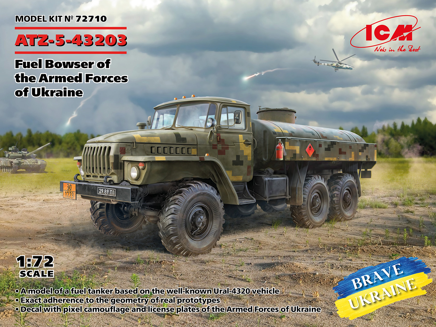 ICM72710 - ATZ-5-43203 Fuel Bowser of the Armed Forces of Ukraine