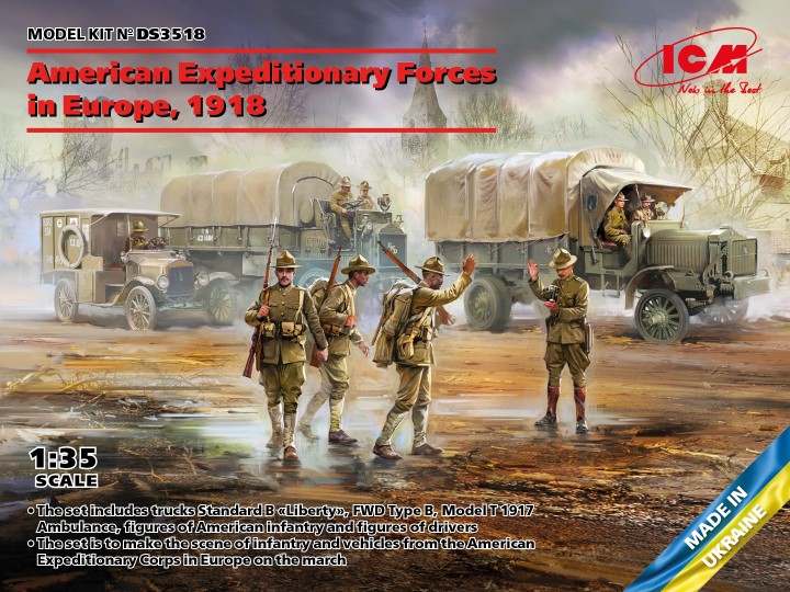 ICMDS3518 - American Expeditionary Forces in Europe 1918  Standard B Liberty FW