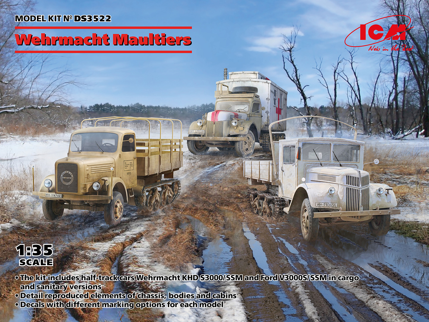 ICMDS3522 - Wehrmacht Maultiers