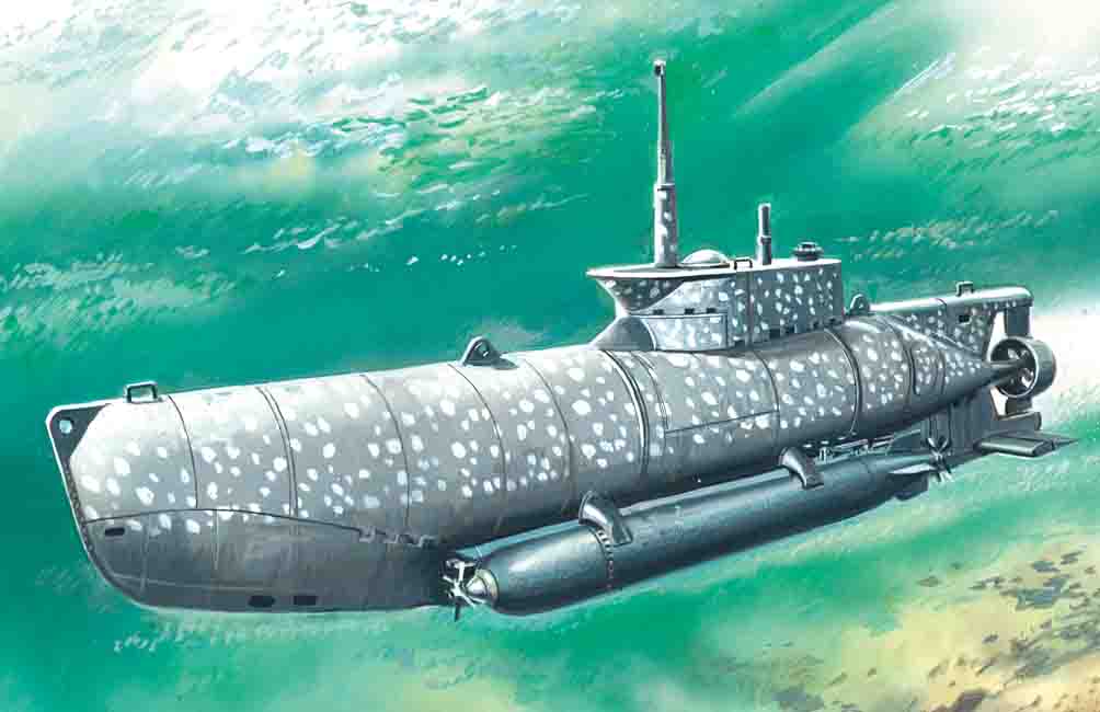 ICMS006 - U-Boat Type XXVIIB Seehund earlyWWII German Midget Submarine