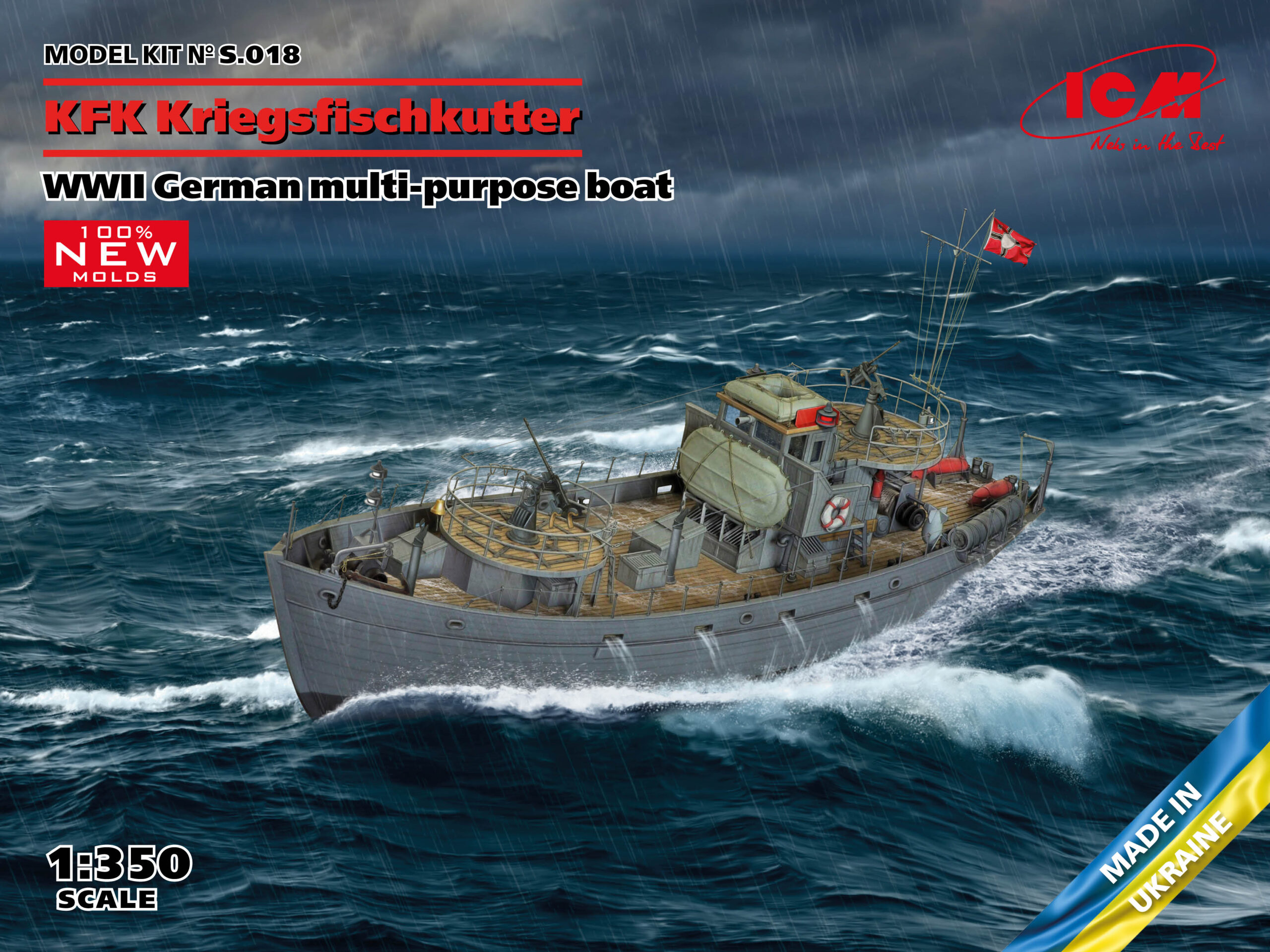 ICMS018 - KFK Kriegsfischkutter WWII German multi-purpose boat