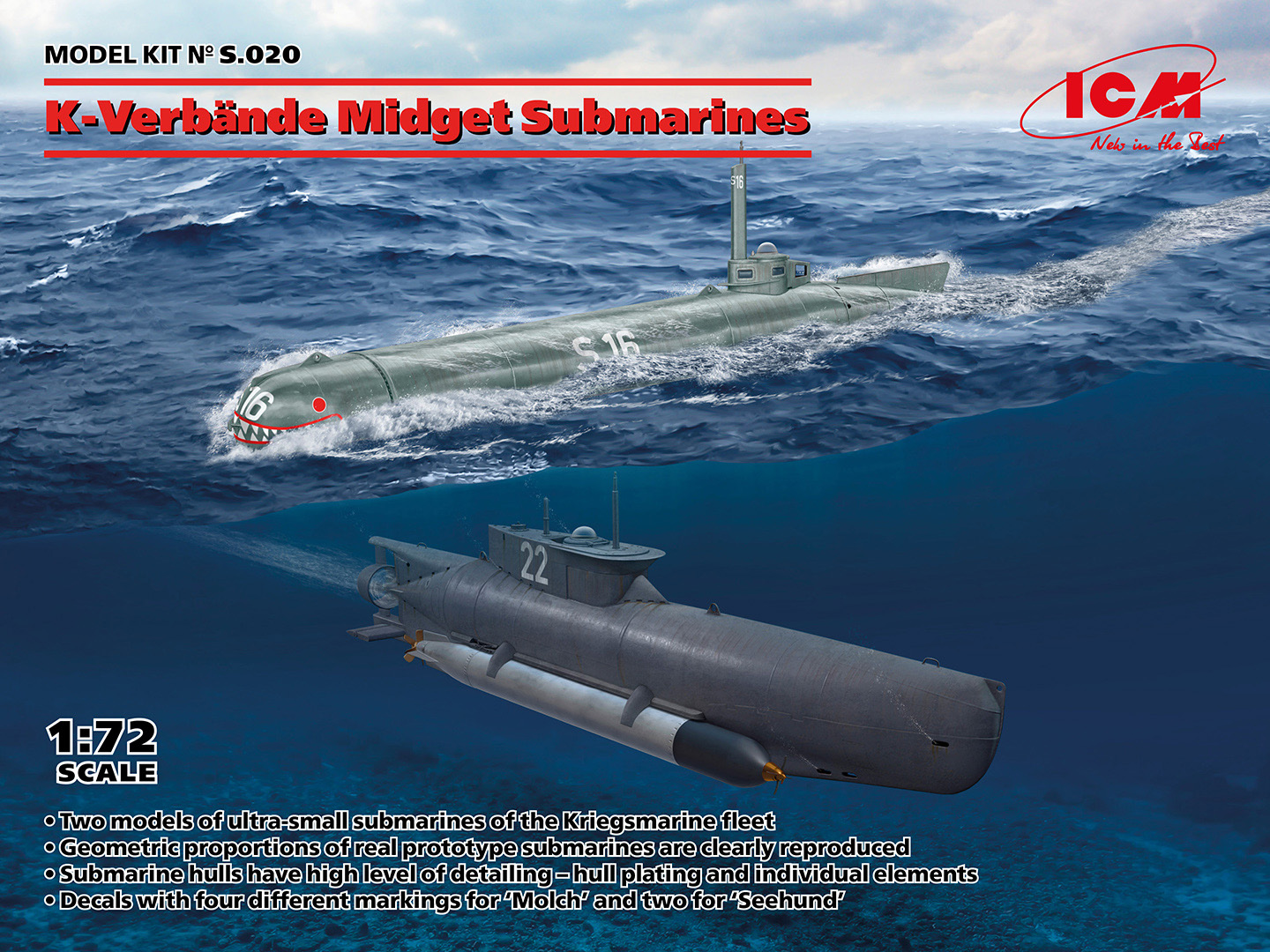 ICMS020 - K-Verbände Midget Submarines Seehund and Molch