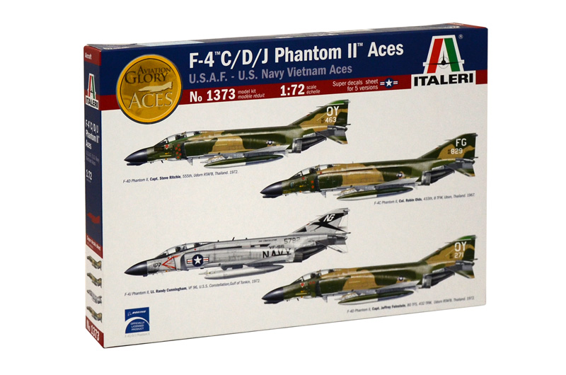 1373 - F-4 C/D/J PHANTOM II ACES USAF-US Navy Vietnam ACES