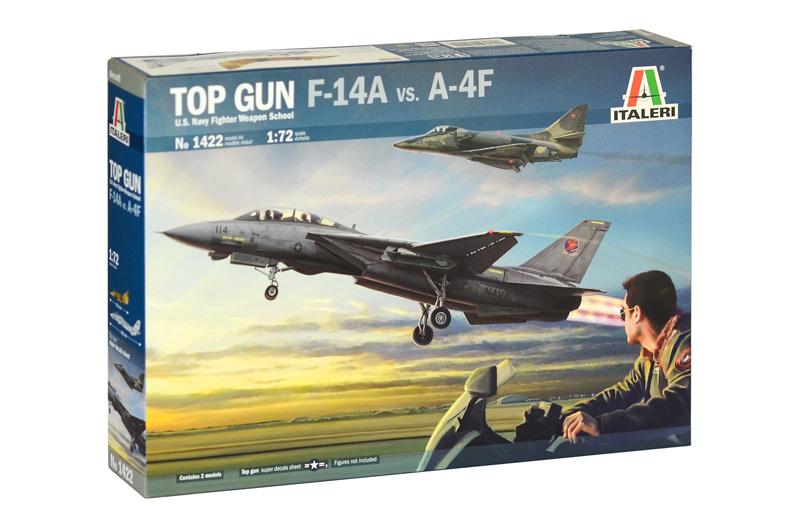 1422 - "Top Gun" F-14A vs A-4F (1 : 72)