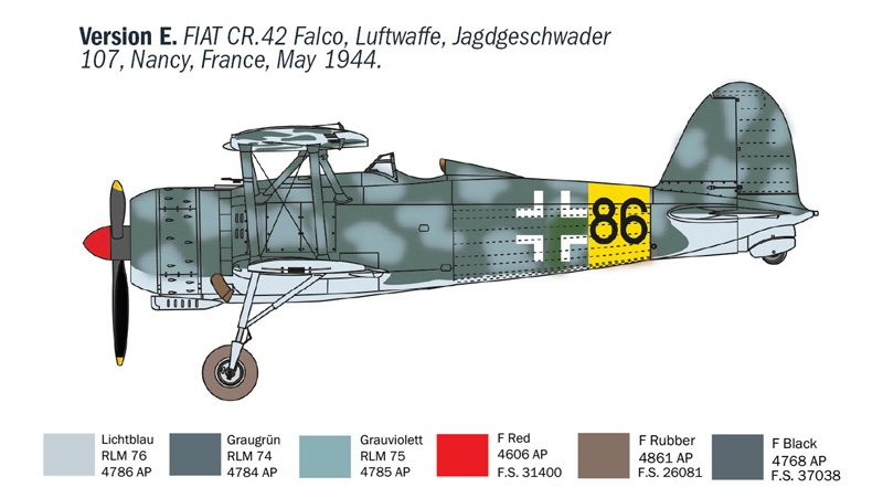 1485 - FIAT CR.42 CN "Falco" NIGHT FIGHTER