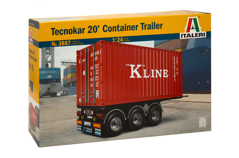3887 - TECNOKAR 20' CONTAINER TRAILER