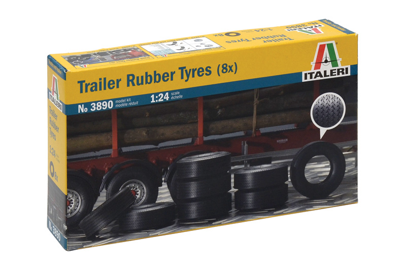 3890 - Trailer Rubber Tyres