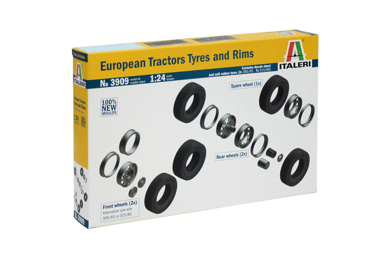3909 - EUROPEAN TRACTORS TYRES and RIMS