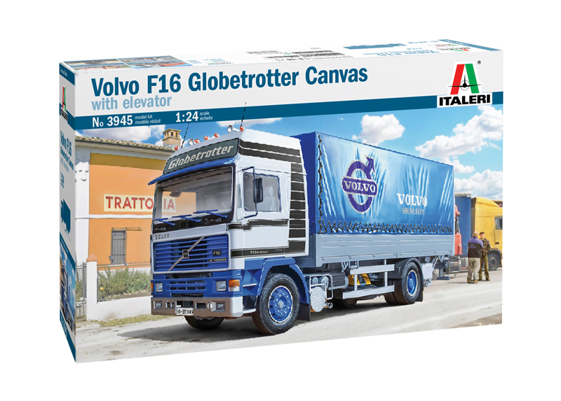 3945 - VOLVO F16 Globetrotter Canvas Truck with elevator