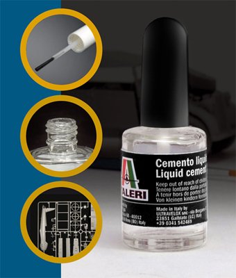 3989P - COLA ITALERI pincel grande 15ml