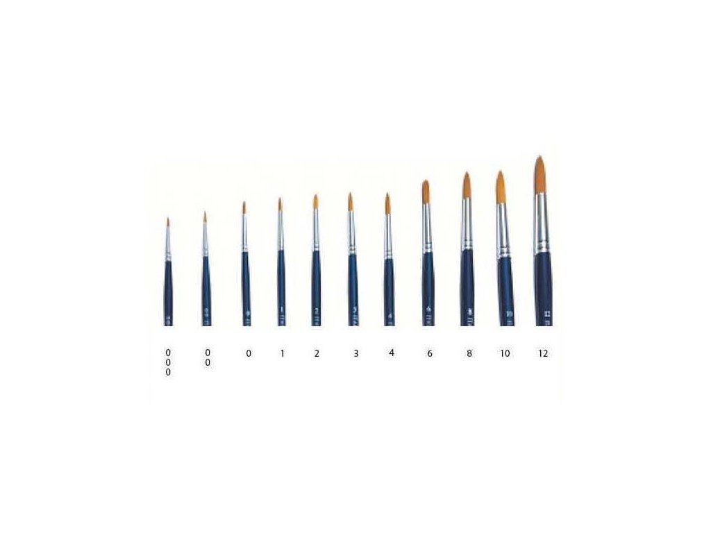 51202 - 00  BRUSH SYNTHETIC ROUND
