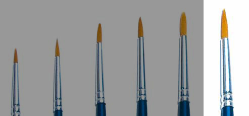 3   BRUSH SYNTHETIC ROUND