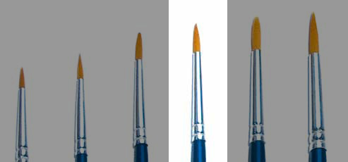 1   BRUSH SYNTHETIC ROUND - SINGLE PACK