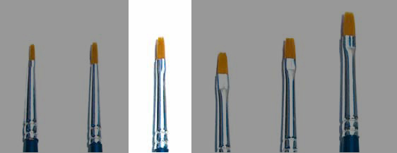 0   BRUSH SYNTHETIC FLAT - SINGLE PACK