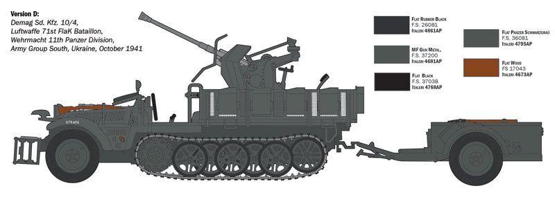 6395 - SD.KFZ. 10/4 WITH FLAK 30