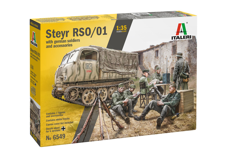 6549 - STEYR RSO/01 with GERMAN SOLDIERS