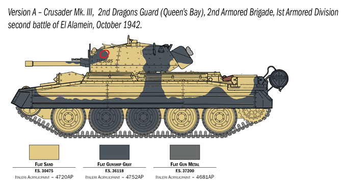 6592 - Crusader Mk. III with British Crew