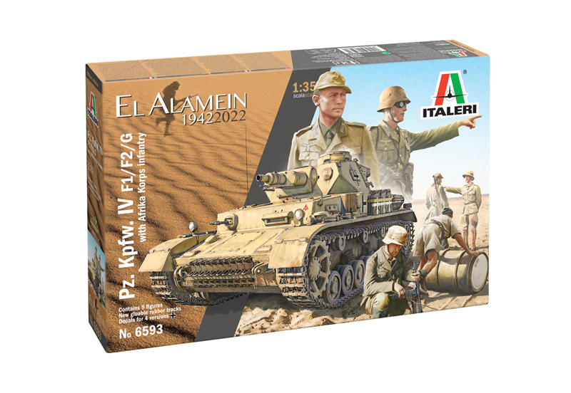 6593 - Pz.Kpfw.IV F1/F2/G With Afrika Korps Infantry