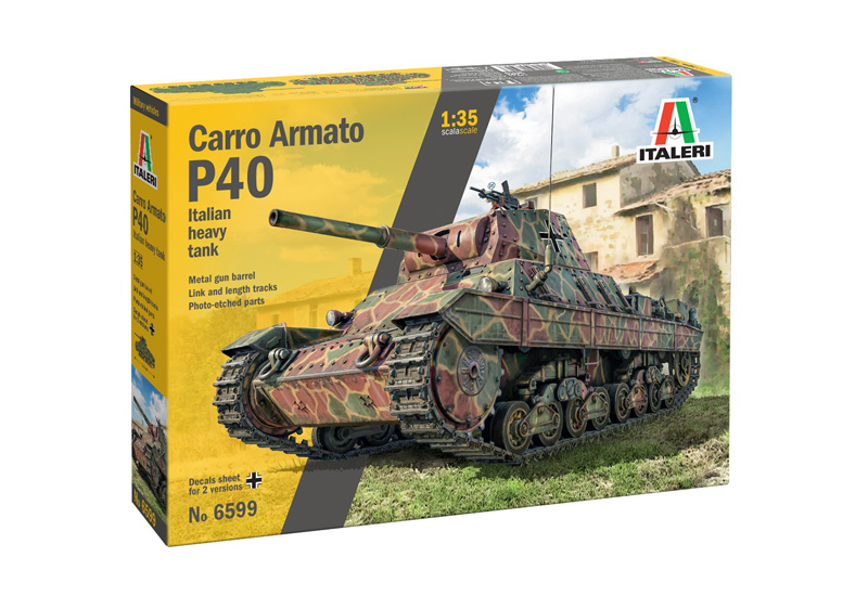 6599 - CARRO ARMATO P40 ITALIAN HEAVY TANK