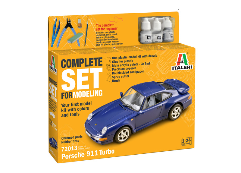 COMPLETE SET FOR MODELING: PORSCHE 911 TURBO
