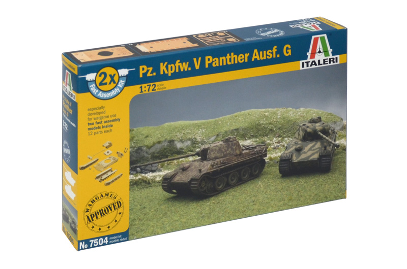 7504 - PZ. KPFW. V PANTHER AUSF.G - FAST ASSEMBLY