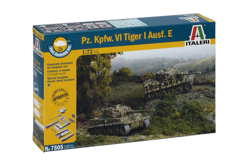7505 - Pz. Kpfw. VI TIGER I Ausf. E - FAST ASSEMBLY -