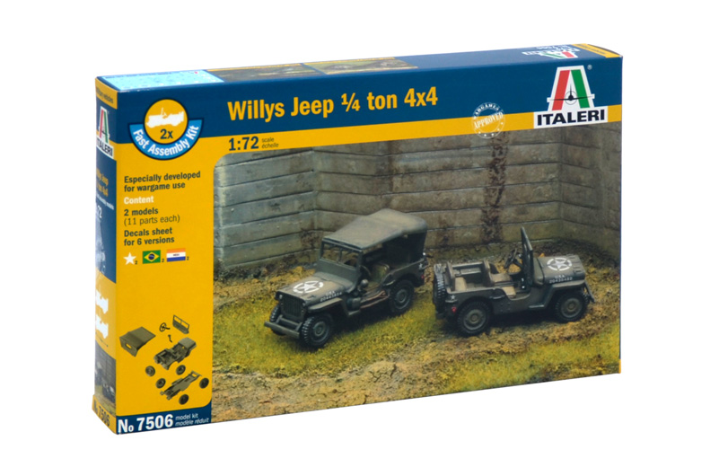 7506 - WILLYS JEEP 1/4 TON 4X4 - FAST ASSEMBLY