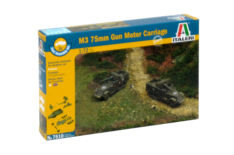7510 - M3 75mm GUN MOTOR CARRIER (2x F.A.)